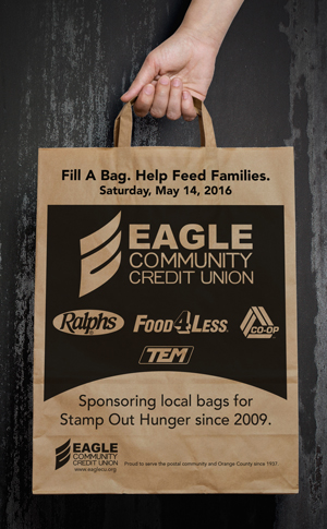 Eagle Community Credit Union Stamp Out Hunger Food Drive