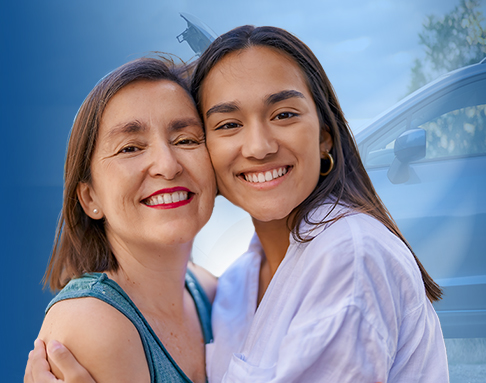 Mom and daughter